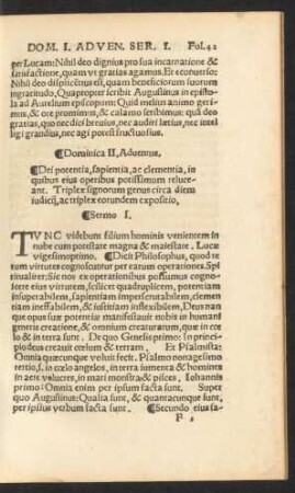 Dominica II, Adventus.