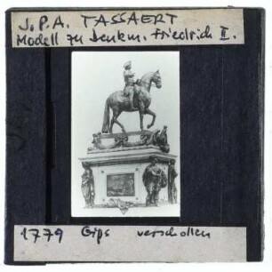 Tassaert, Modell für Denkmal Friedrichs II.