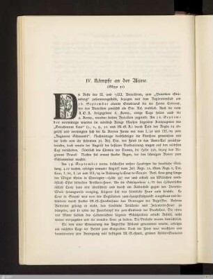 IV. Kämpfe an der Aisne