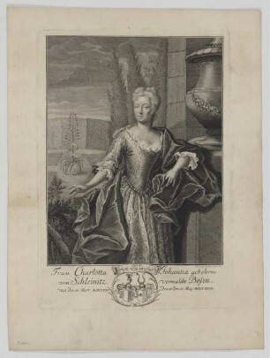 Bildnis der Charlotta Johanna von Schleinitz