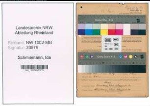 Entnazifizierung Ida Schmiemann , geb. 02.04.1898 (Gastwirtin)