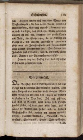 Gelehrsamkeit.