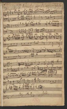 Sonaten; cemb; e-Moll; H 106; Wq 65.30