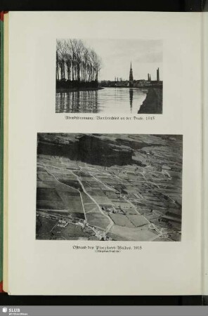 Ostrand des Ploegsteert-Waldes. 1915 (Fliegeraufnahme)