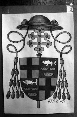 Reproduktion, Wappen von Erzbischof Oskar Saier