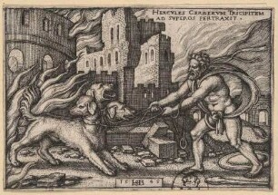 Herkules und Cerberus, aus der Folge: Die Taten des Herkules