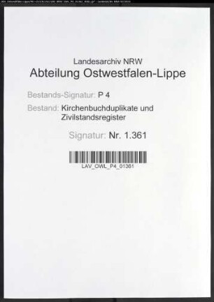 Kirchenbuchduplikat der katholischen Gemeinde Schwelm, Ennepe-Ruhr-Kreis (GHT 1873). (Gemeinde: Katholische Gemeinde)