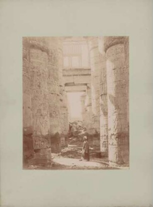 Säulenhalle in Karnak in Ägypten