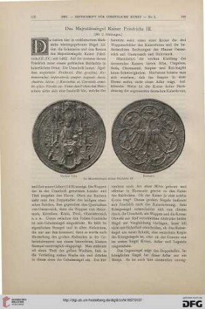Das Majestätssiegel Kaiser Friedrichs III.