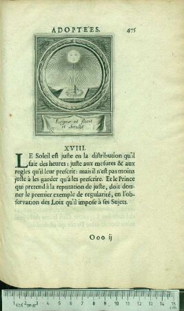 XVIII. Leges et facit et seruat