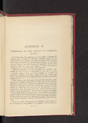 Appendix B. Foreigners in the Service of Oriental States.