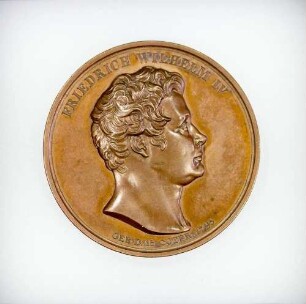 Medaille auf den Regierungsantritt des Königs Friedrich Wilhelm IV.