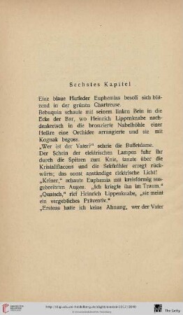 Sechstes Kapitel