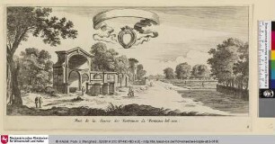 Veuë de la Source des Fontaines de Fontaine-bel-eau