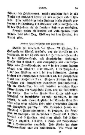 Kirchen, Begräbnißplätze und Leichenwesen