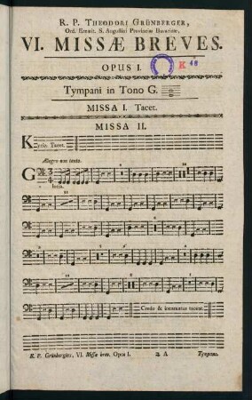 1-6, Missa I. - Missa VI.
