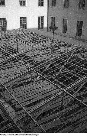 Dresden, Neues Rathaus, Wiederaufbau, 1949/50