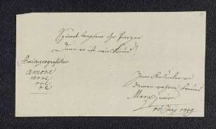 ... Marx. – Würzburg, 10.06.1809