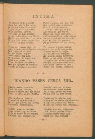 Cuando pases cerca mío...