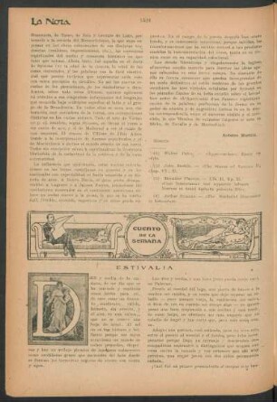 Cuento de la semana : Estivalia