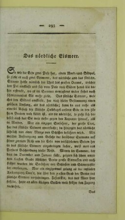 Das nördliche Eismeer