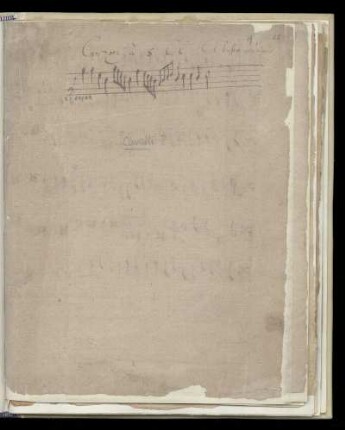 Canzon à 8 C<hristoph> C<ornet> col basso continuo