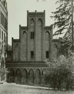Kloster Chorin, Nordgiebel des Brauhauses