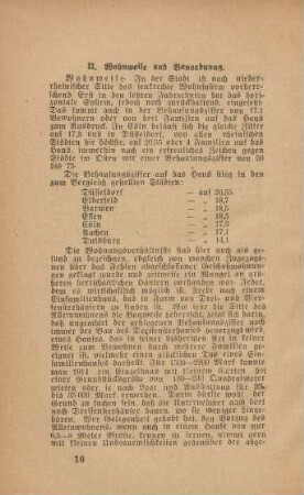II. Wohnweise und Bauordnung