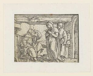 Erblindung des Tobias, Blatt 61 der Folge "Bilder des Alten Testaments"