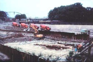 Baugrube neue Südschleuse Gelsenkirchen/Rhein-Herne-Kanal