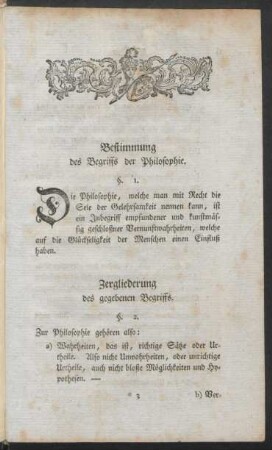 Zergliederung des gegebenen Begriffs