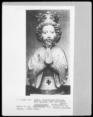 Männliche Reliquienbüste (Hl. Gereon?)