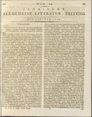 Num. 14. Den 17. Januar 1804