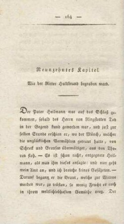 Neunzehntes Kapitel. Wie der Ritter Huldbrand begraben ward