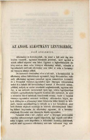 Budapesti szemle : a Magyar Tud. Akadémia megbízásából. 11. 1868 = Füz. 34 - 37