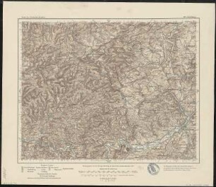 Bl. 407: Bad Berleburg, 1913 : 407 : Berleburg. - Aufgenommen 1906, hrsg. 1913. - Berlin , 1913. - 1 Kt. : mehrfarb.