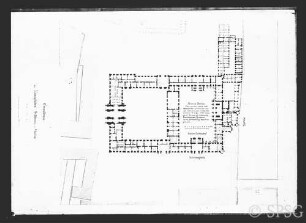 Berlin, Schloss Berlin, Grundriß zweiten Geschoß, Plankammer.