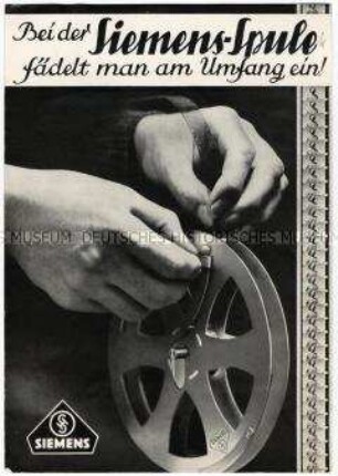 Spulen für Filmvorführungen