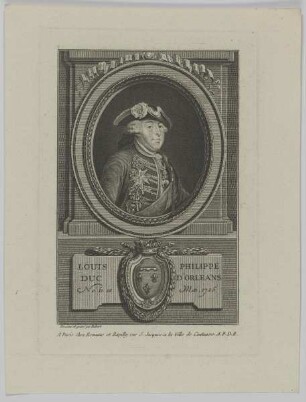 Bildnis von Louis Philippe d' Orleáns
