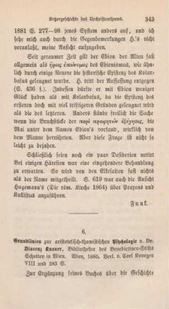 343-349 [Rezension] Knauer, Vinzenz, Grundlinien zur aristotelisch-thomistischen Psychologie