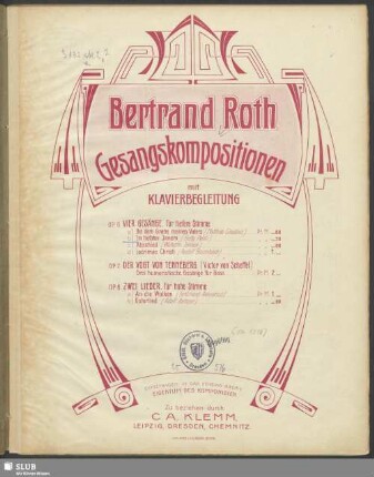 [2]: Im tiefsten Innern : op. 6
