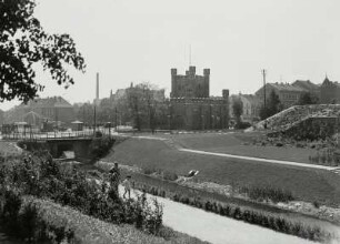 Königsberg, Königstor : Königsberg (Kaliningrad/Russland). Blick über den Kupfergraben zum Königstor