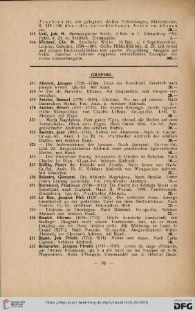 Graphik (Nr. 317-422)