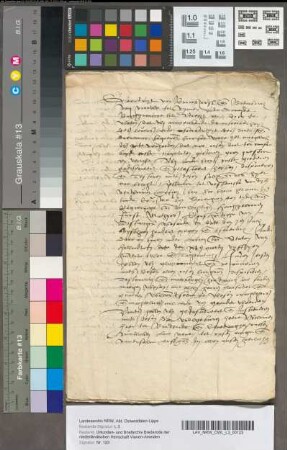 Besloten uiterste wil van Geertruid van Bronkhorst en Batenburg, en akte van opschrift, 19/29 April 1590, en een ontwerp.