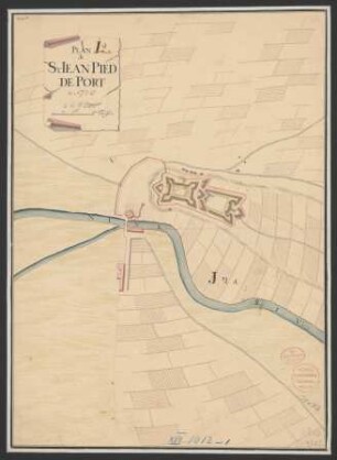 Plan de St. Jean Pied de Port