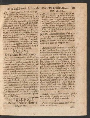 Titulus XIII. De Rebus Ecclesiae alienandis, vel non