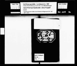Revisionsheft zu den Strafbüchern der Kapitulanten und Mannschaften der 3. Kompanie 1894-1914