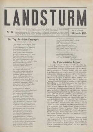 Nr. 14, 11. December 1915