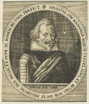 Bildnis des Ernestvs Com. Mansfeld
