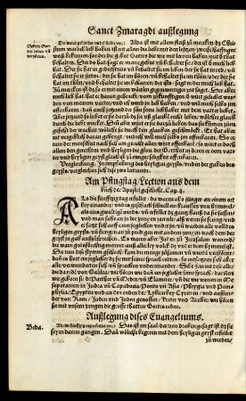 Am Pfingstag/ Lection aus dem buch der Apostelgeschicht. Cap. ii.